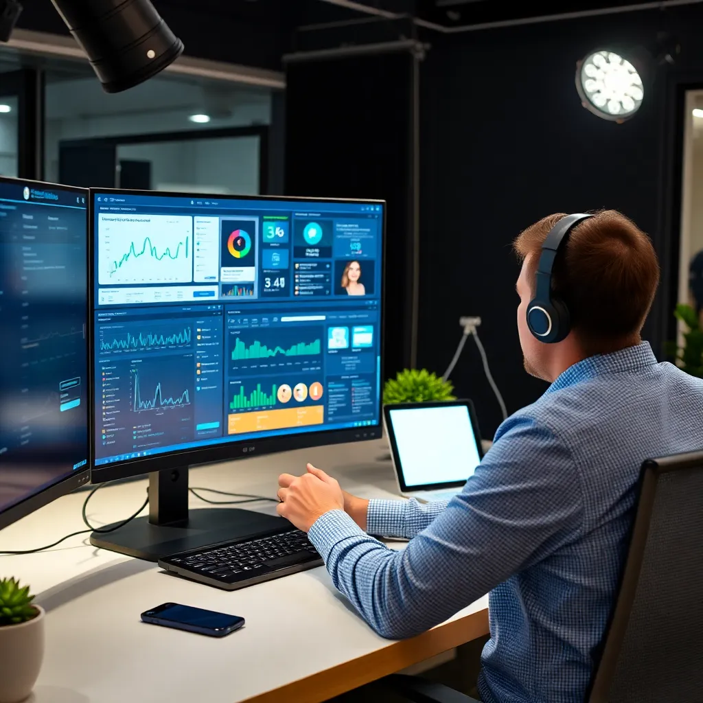 Nederlandse videograaf en grafisch ontwerper werken samen aan content productie