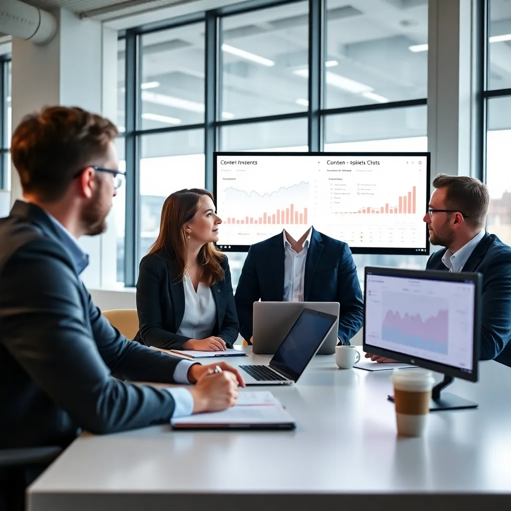 Abstracte achtergrond met content creatie elementen