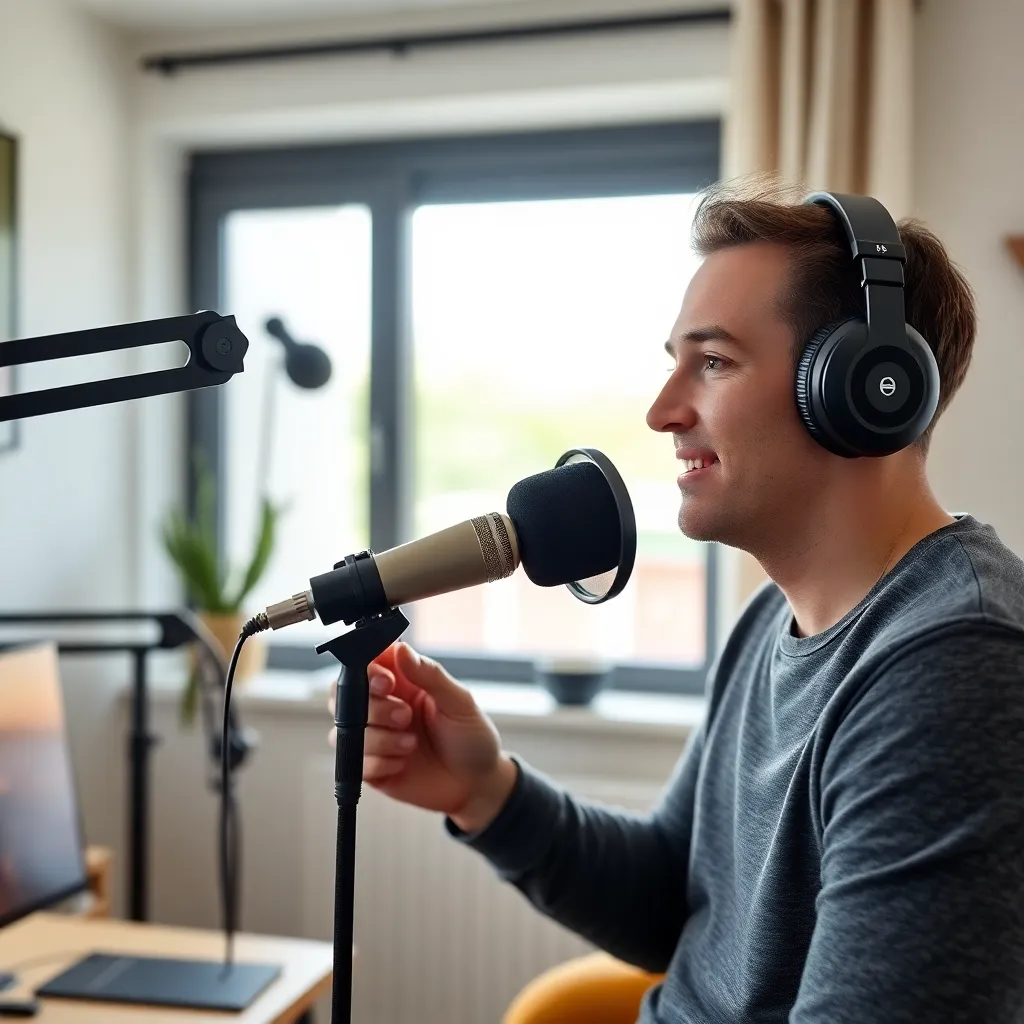 Podcast distributie en marketing strategie visualisatie